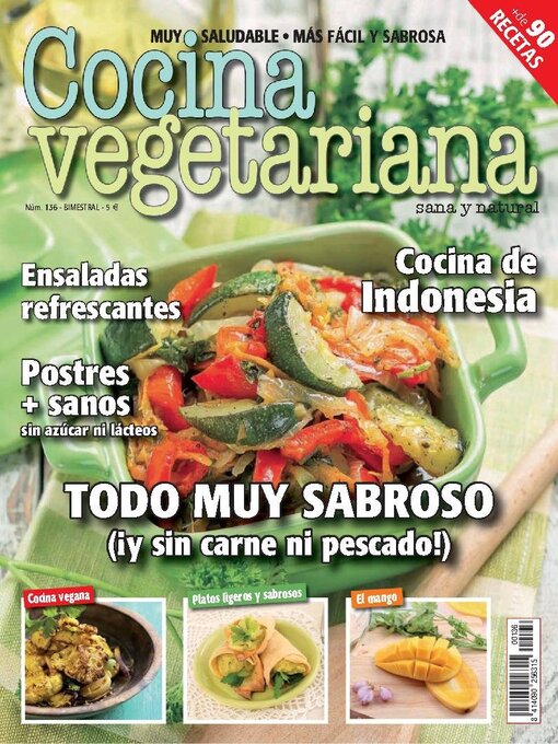 Title details for Cocina Vegetariana by CONNECOR REVISTAS S.L. - Available